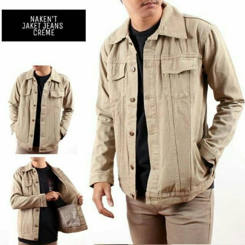 Jaket Jaket Jeans Jaket Warna Cream Polos Dan Jaket Bergambar Jaket Original Premium Jaket Denim Jak