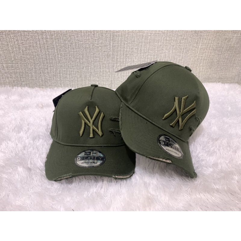 Topi baseball newyork Topi ny mlb topi ny ripped topi sobek ny Yankess terbaru