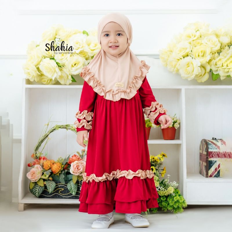 Mecca Set Gamis Hijab Anak by Shahia Servantina