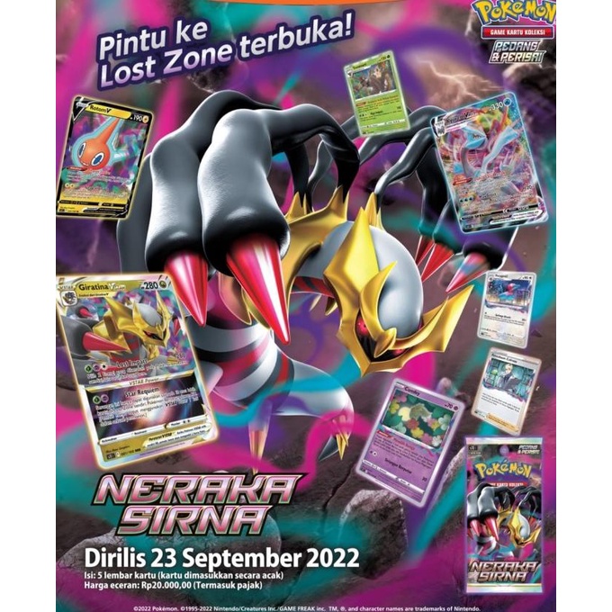 Booster Box Pokemon TCG Indonesia S11 Neraka Sirna