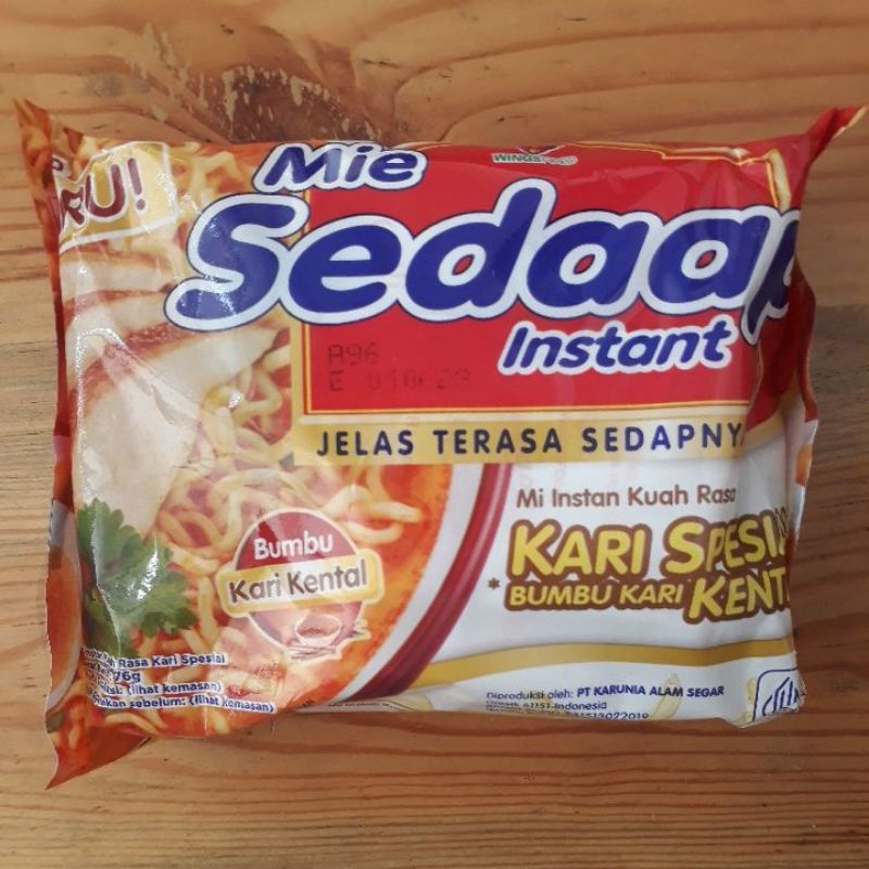 

Mie sedaap kuah dan goreng