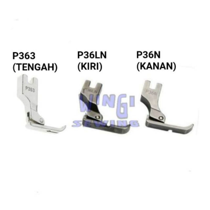 Sepatu Seleting Ritsleting Zipper Besi Mesin Jahit Industri