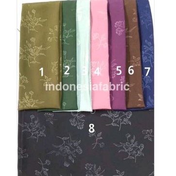Kain Gamis Kain wolfis embos Wolvis emboss woolpeach motif Amira