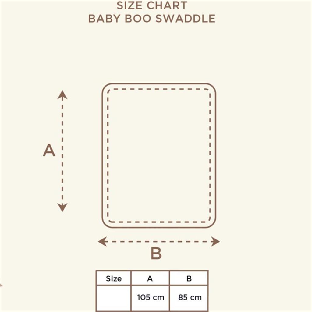 Navy Ellie Little Palmerhaus Baby Boo Swaddle Bedong Bayi