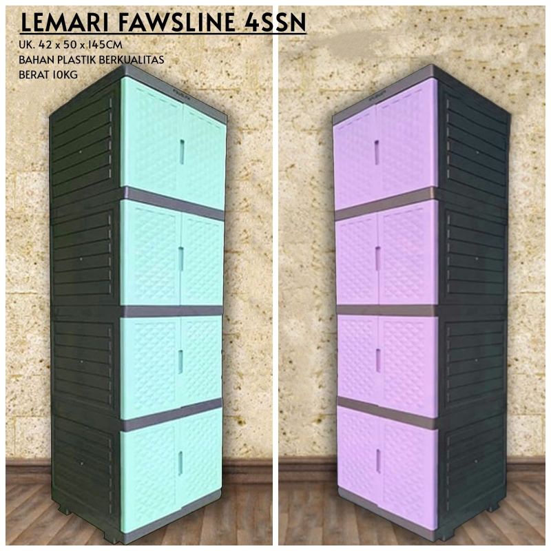 lemari fawsline 4susun