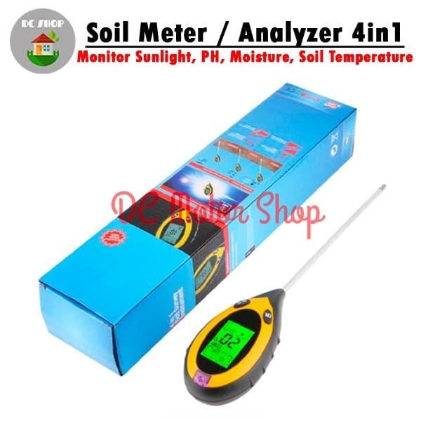 Jual Digital Soil Analyzer Tester Meter Alat Ukur Ph Tanah In