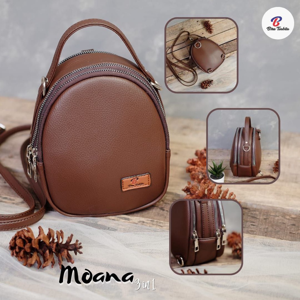 MOANA 3 IN 1/ORIGINAL BY BIRU TSABITA/TAS WANITA/ANTI AIR