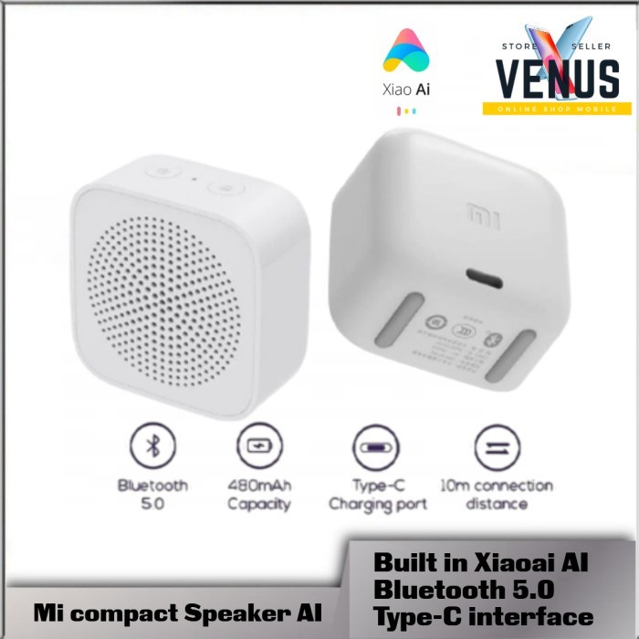 Mijia Xiao Ai Mini Portable Speaker Compact AI Bluetooth