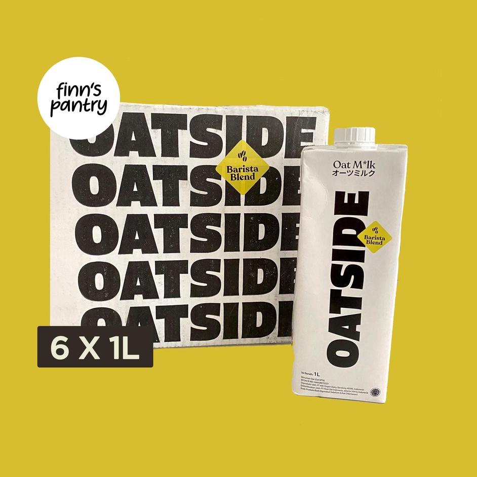 

Nn4N8--OATSIDE Barista Oat Milk 1L - Susu Oat Gandum Lactose & Dairy Free