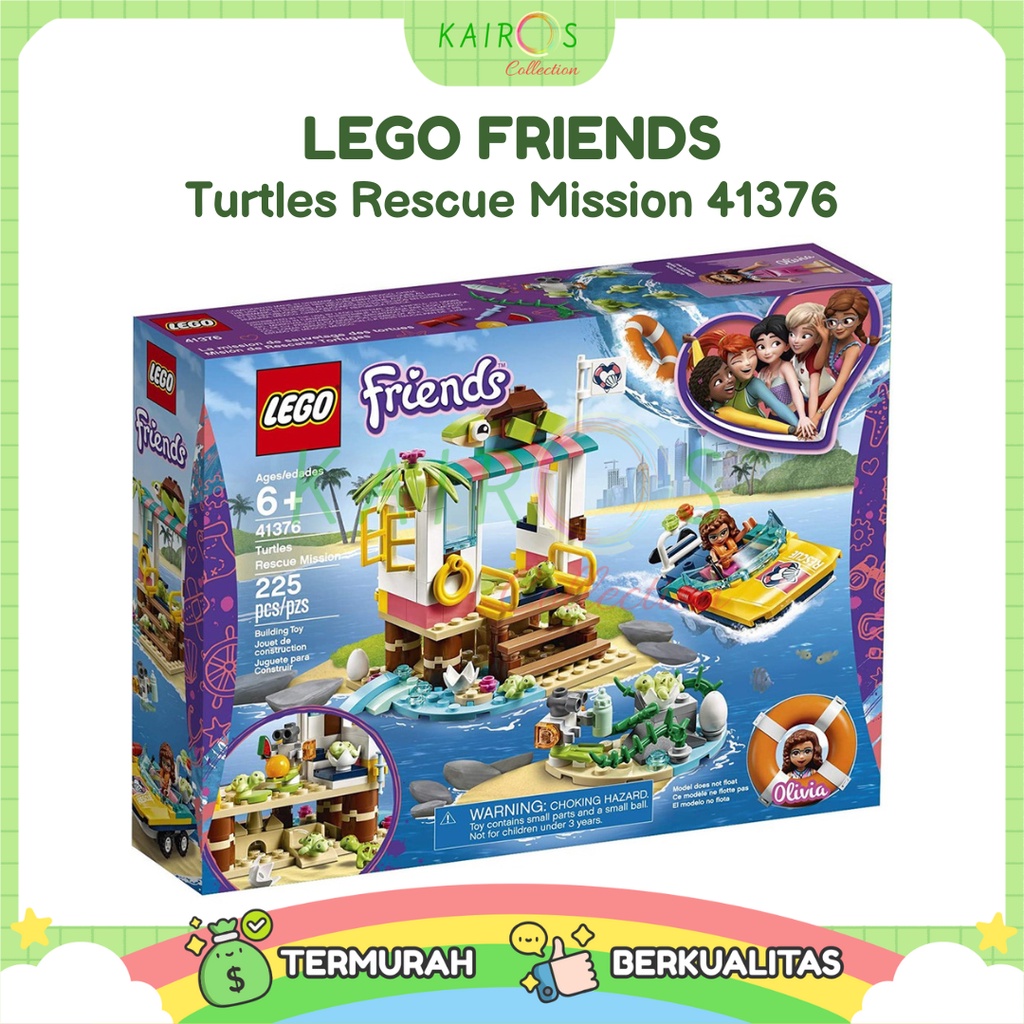 Lego Friends Turtles Rescue Mission 41376