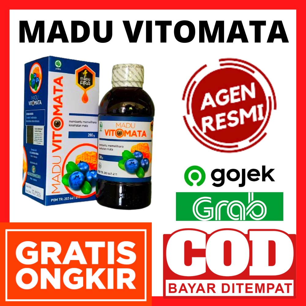AGEN RESMI Madu VITOMATA 100% Original BPOM Obat Mata Asli COD Promo Original Kesehatan Untuk Obat M