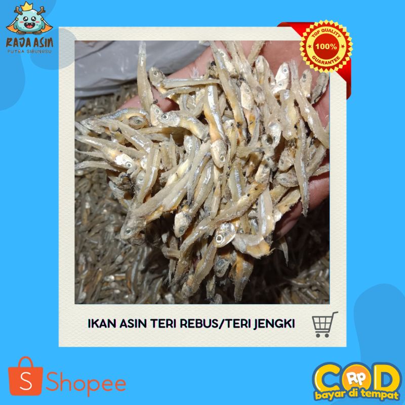 

Ikan asin teri rebus/teri jengki 250gr