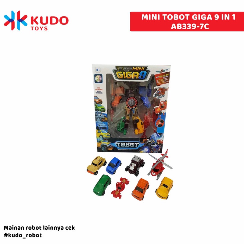 MAINAN ANAK MINI TOBOT GIGA 9 IN 1 (36) - AB339-9C