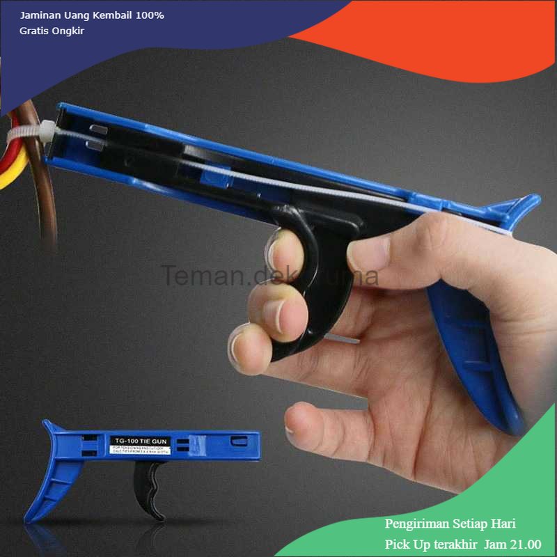 TD - PKK CNZG Pistol Pemasang Kabel Tis Cable Ties Gun Fastening Tool - TG-100