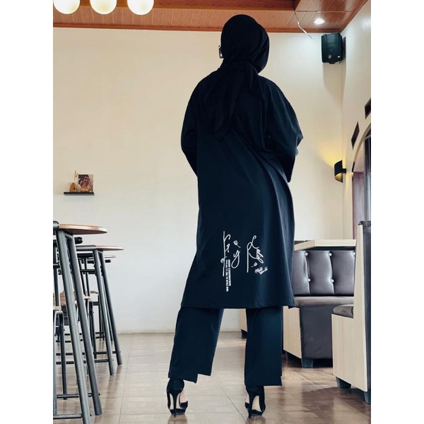 Ready set Tunik Oversize // Set Celana Kulot // Set By Gyl Authentic