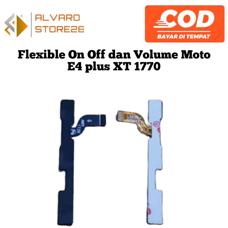 Flexible On Off dan Volume Moto E4 plus XT 1770