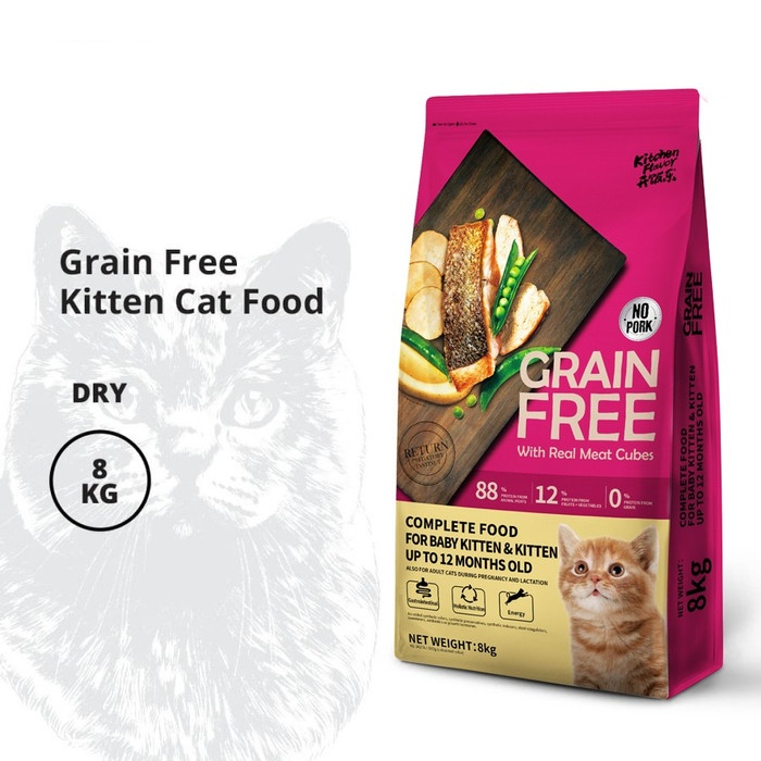 Kitchen Flavor Grain Free Baby Cat &amp; Kitten 8Kg KF Kitten Cat Food