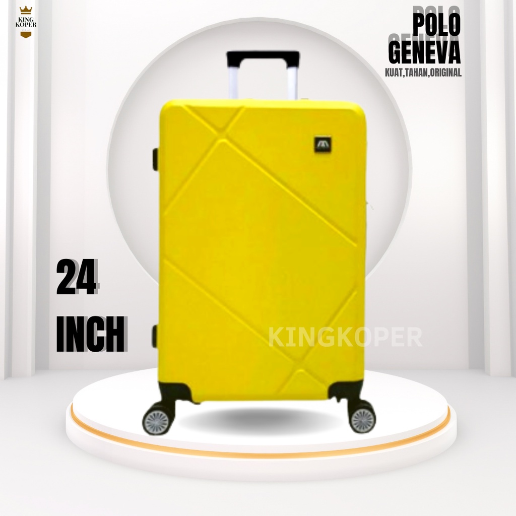 Koper 24 inch Polo ukuran bagasi/koper fiber hardcase/koper murah/koper cabin/koper premium