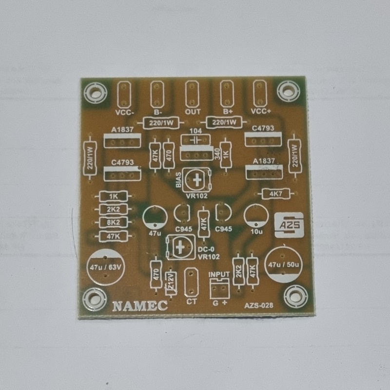 PCB Driver Amplifier NAMEC Pro Fiber FR4 AZS