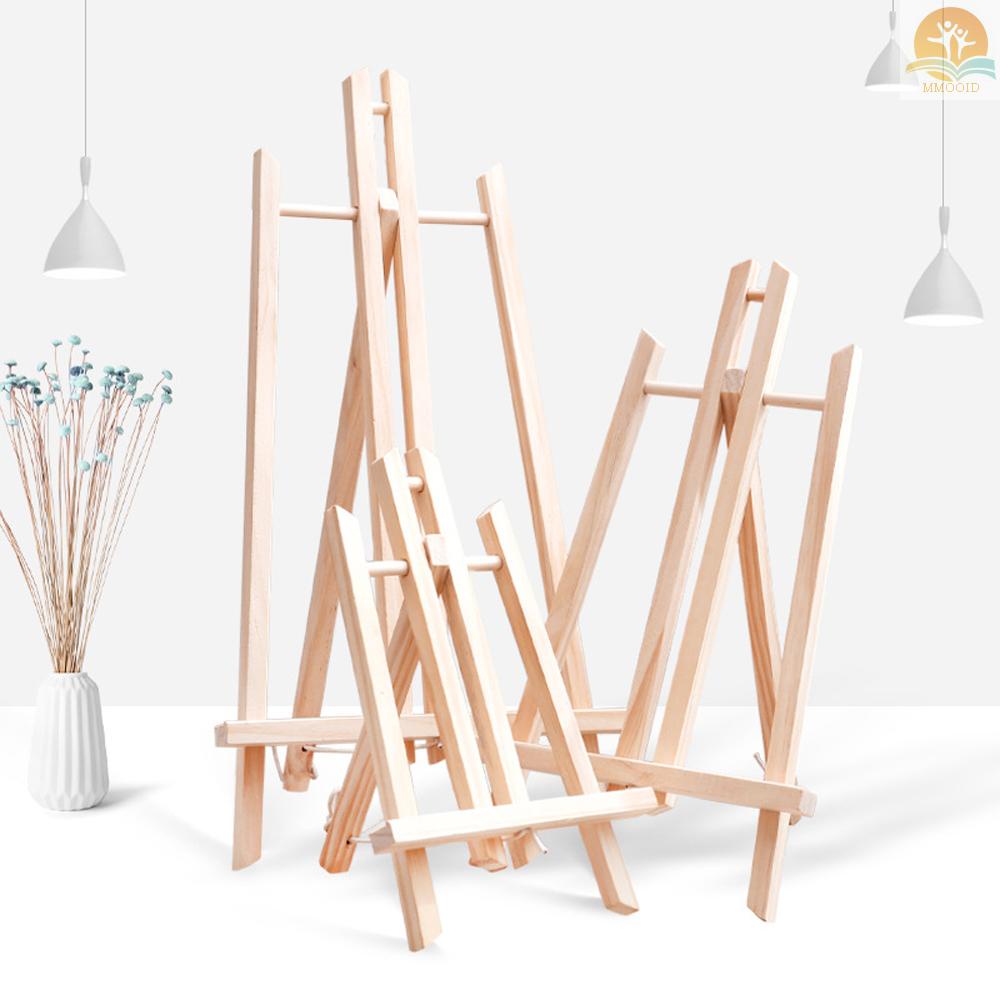 (MMOI) Stand Easel Kayu Mini Portable Sudut Adjustable Untuk Display Lukisan Anak / Dewasa