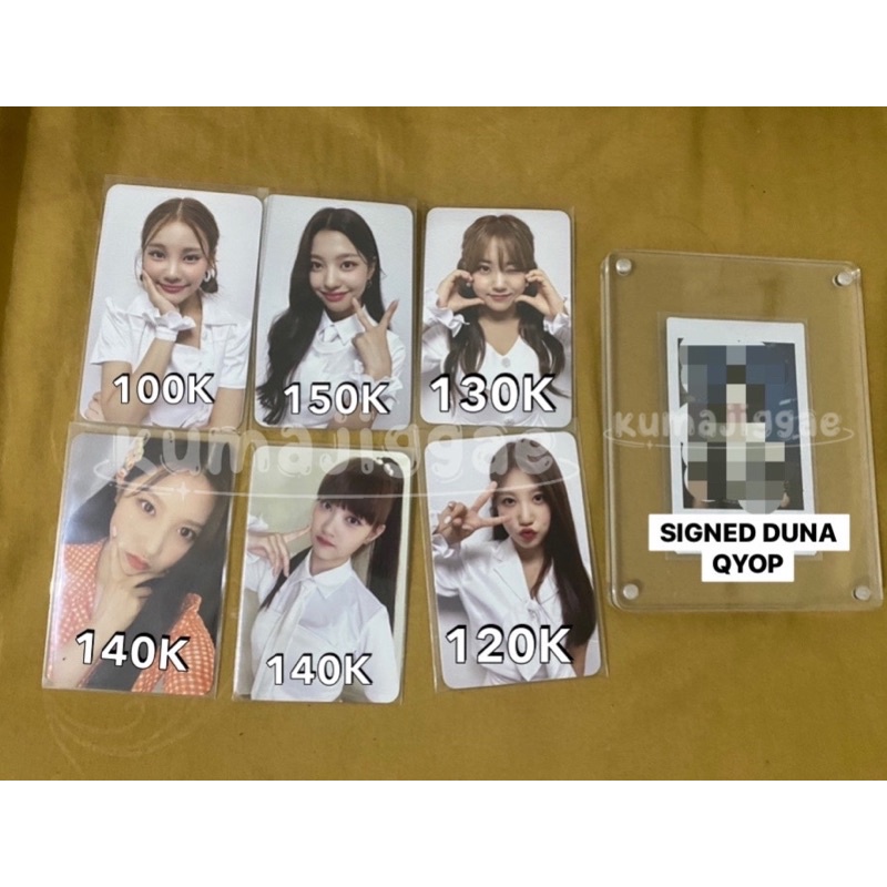 CSR Photocard Duna Yuna Geumhee Seoyeon