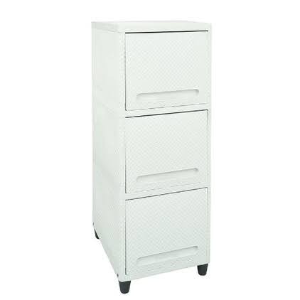 LEMARI PLASTIK CLUB FLIP 3 SUSUN