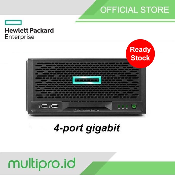 Rakitan Server Unbk Hpe Microserver Gen10+ Xeon E-2224 8Gb 1Tb Sata P19752-371