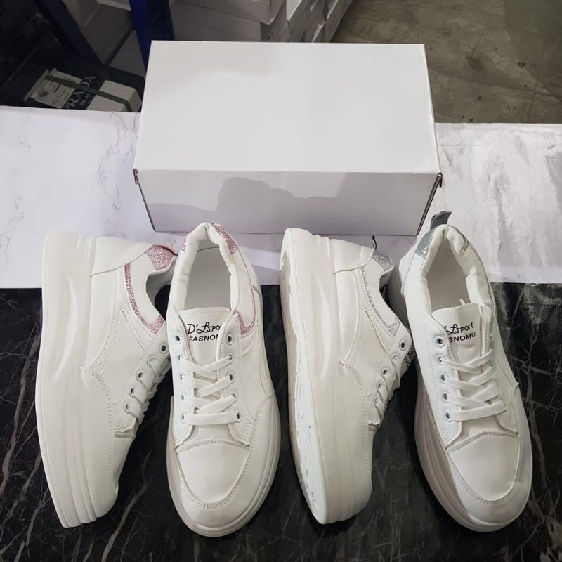 9040 Sepatu Wanita Terbaru Sneakers Putih Olahraga Women Shoes