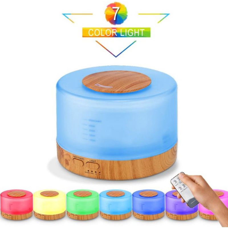 Taffware Air Humidifier Aromatherapy 7 Color 500 ml Remote - HUMI 2467