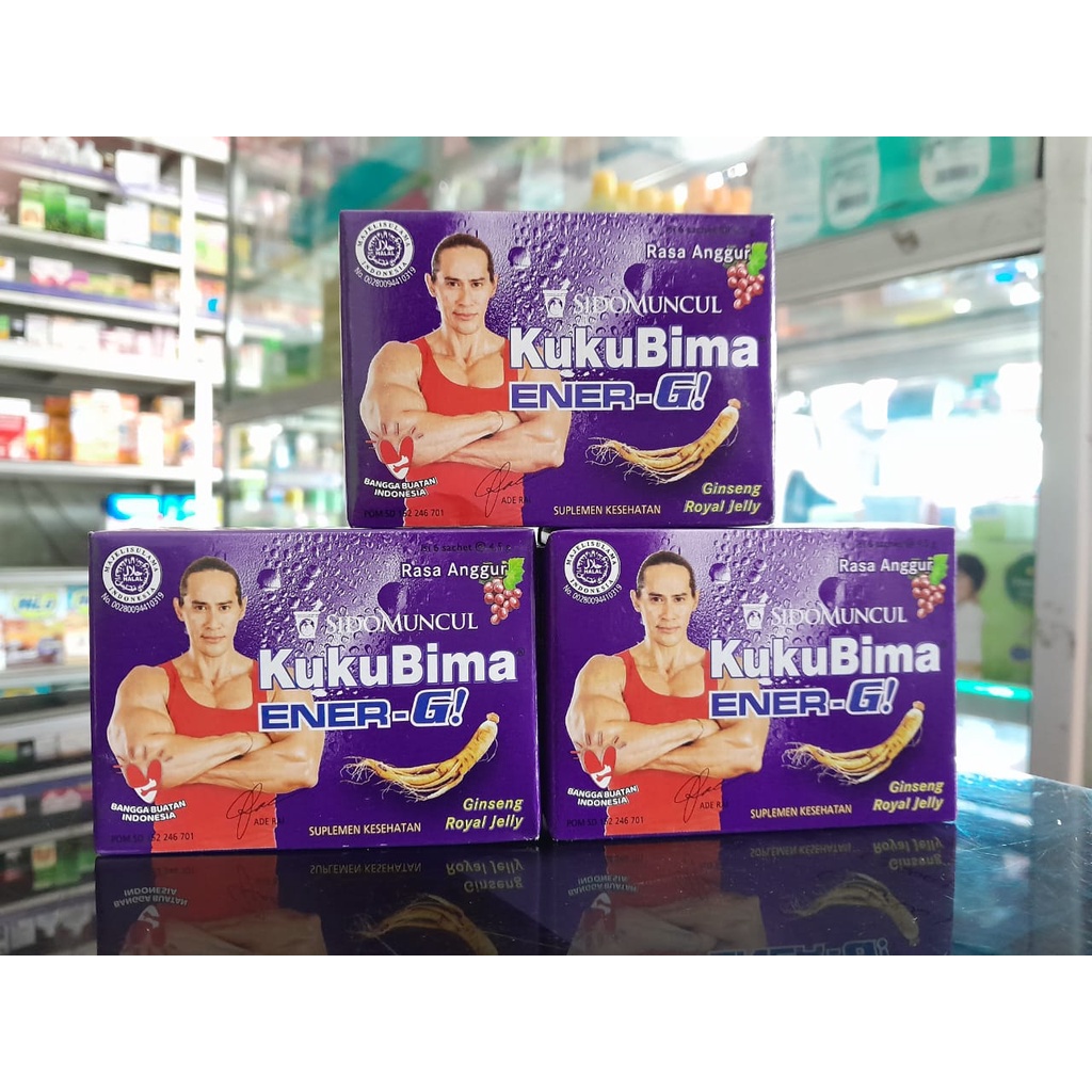 KUKU BIMA ENER - G SIDOMUNCUL kuku bima 1 BOX ISI 6 SACHET