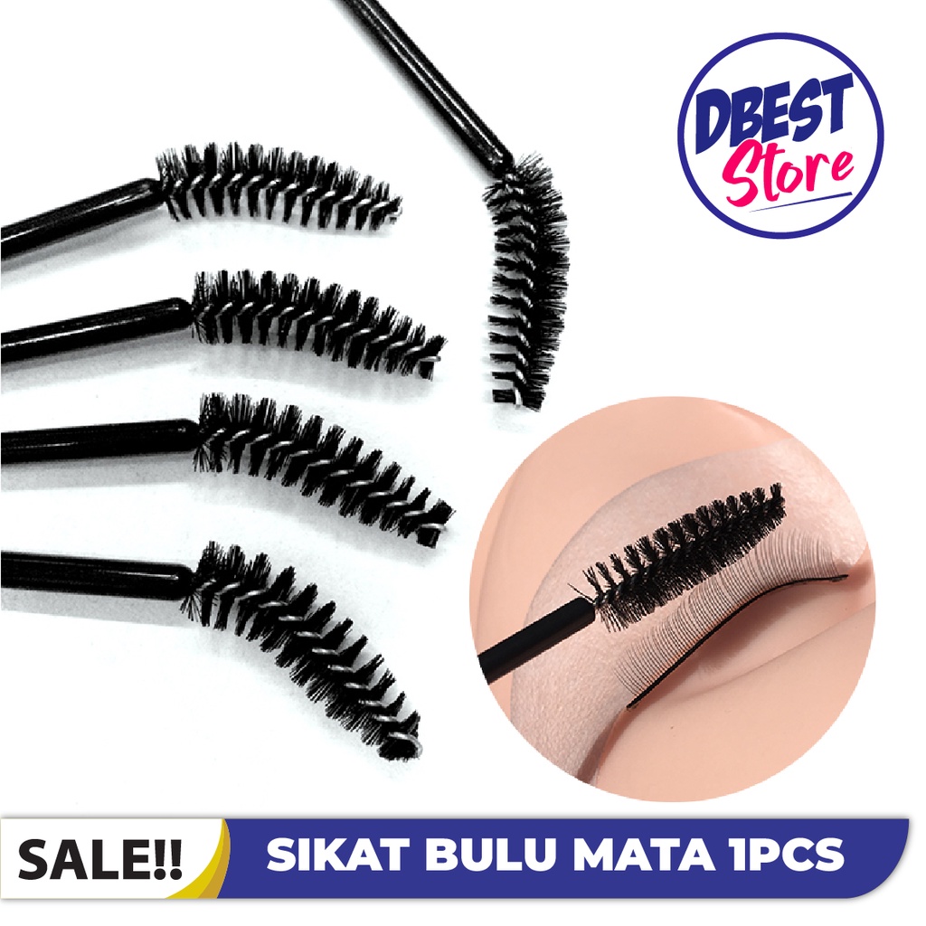 Sikat Bulu Mata / Mascara Wand / Kuas Maskara / Sikat Eyelash Brush 1PCS RANDOM