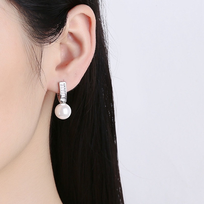 Anting Tusuk Sterling Silver 925 Dengan Mutiara Untuk Wanita
