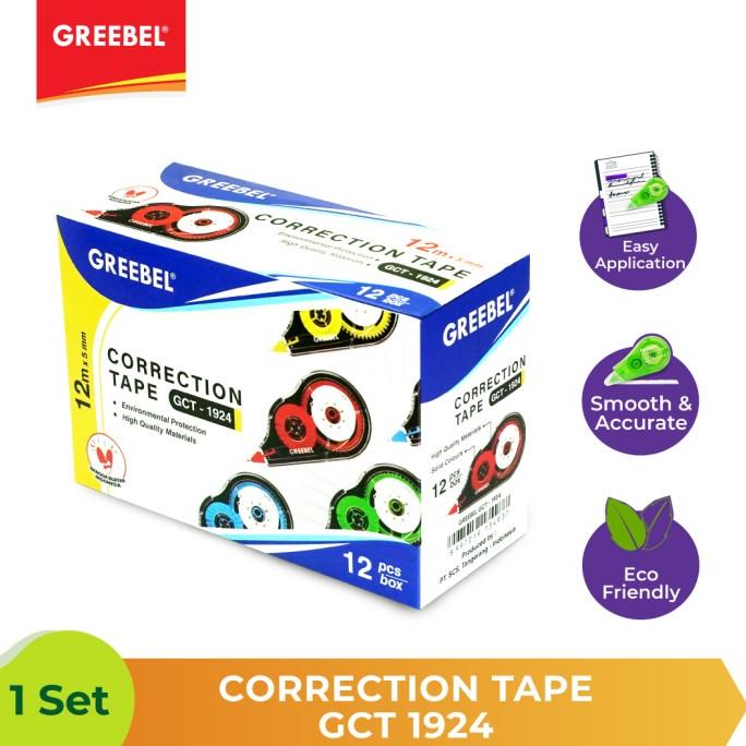 

GREEBEL GCT 1924 Correction Tape ( 12PCS/BOX )