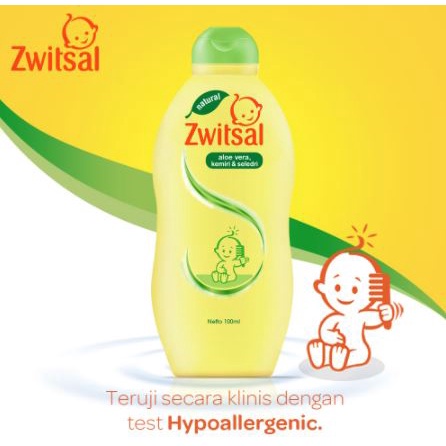 ORIGINAL ZWITSAL Baby Natural Shampoo Aloe Vera, Kemiri, Seledri 100ml / Sampo Bayi / LEDI MART