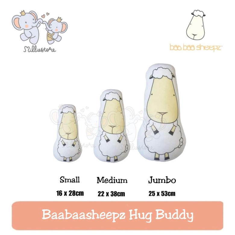 Baabaasheepz Bed Time HUG BUDDY -  SMALL / MEDIUM / JUMBO