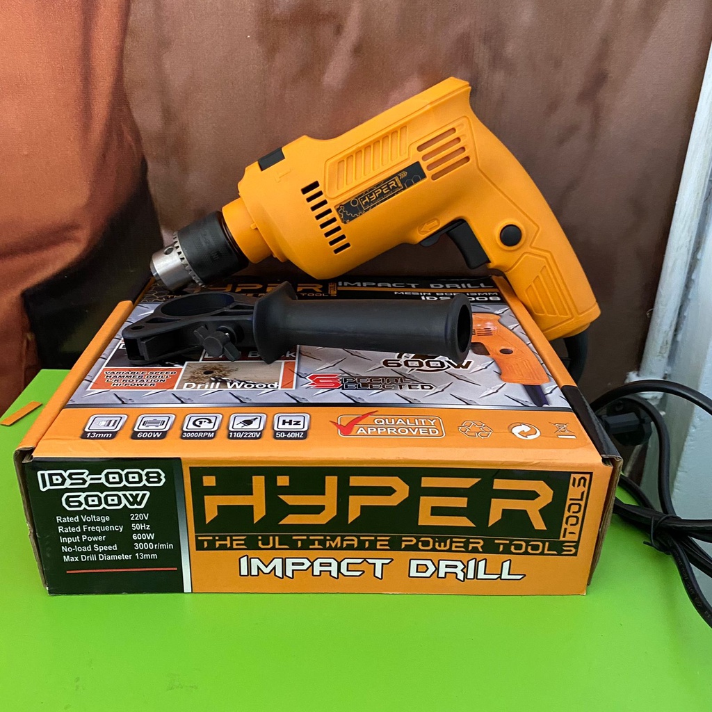 MESIN BOR/ BOR TANGAN/ MESIN BOR TANGAN 13mm HYPER IDS-008