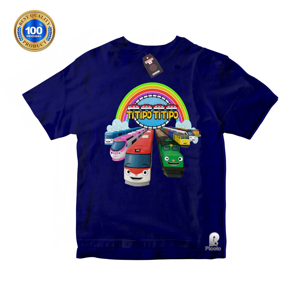 KAOS ANAK UNISEX KERETA TITIPO USIA 2-10thn