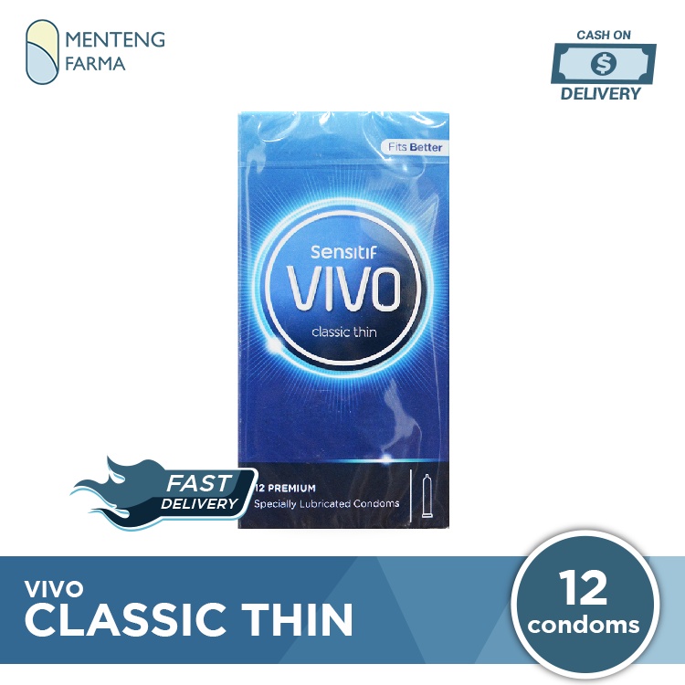 Kondom Vivo Classic Thin Isi 12