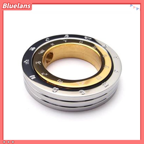 [Bayar Di Tempat]Kalung Pria: Liontin Cincin Konstelasi Dari Stainless Steel