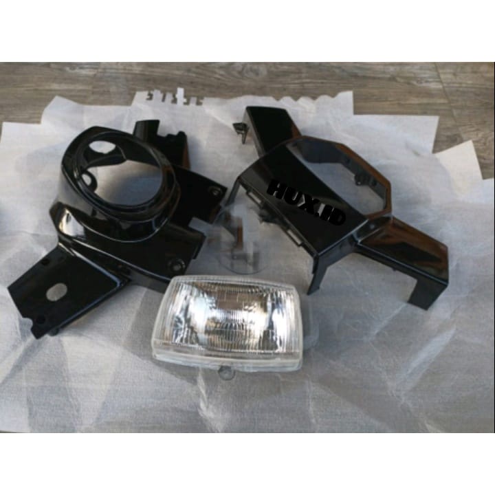 BATOK LAMPU ATAS BAWAH SET REFLEKTOR LAMPU DEPAN SUZUKI RC 100 BRAVO SUZUKI BRAVO