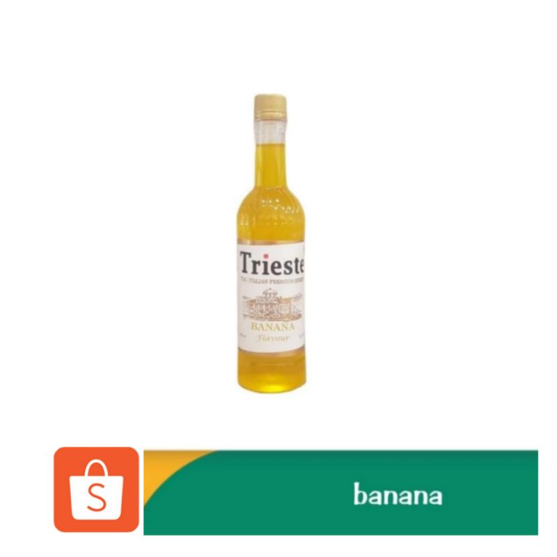 

Trieste syrup rasa banana 650ml