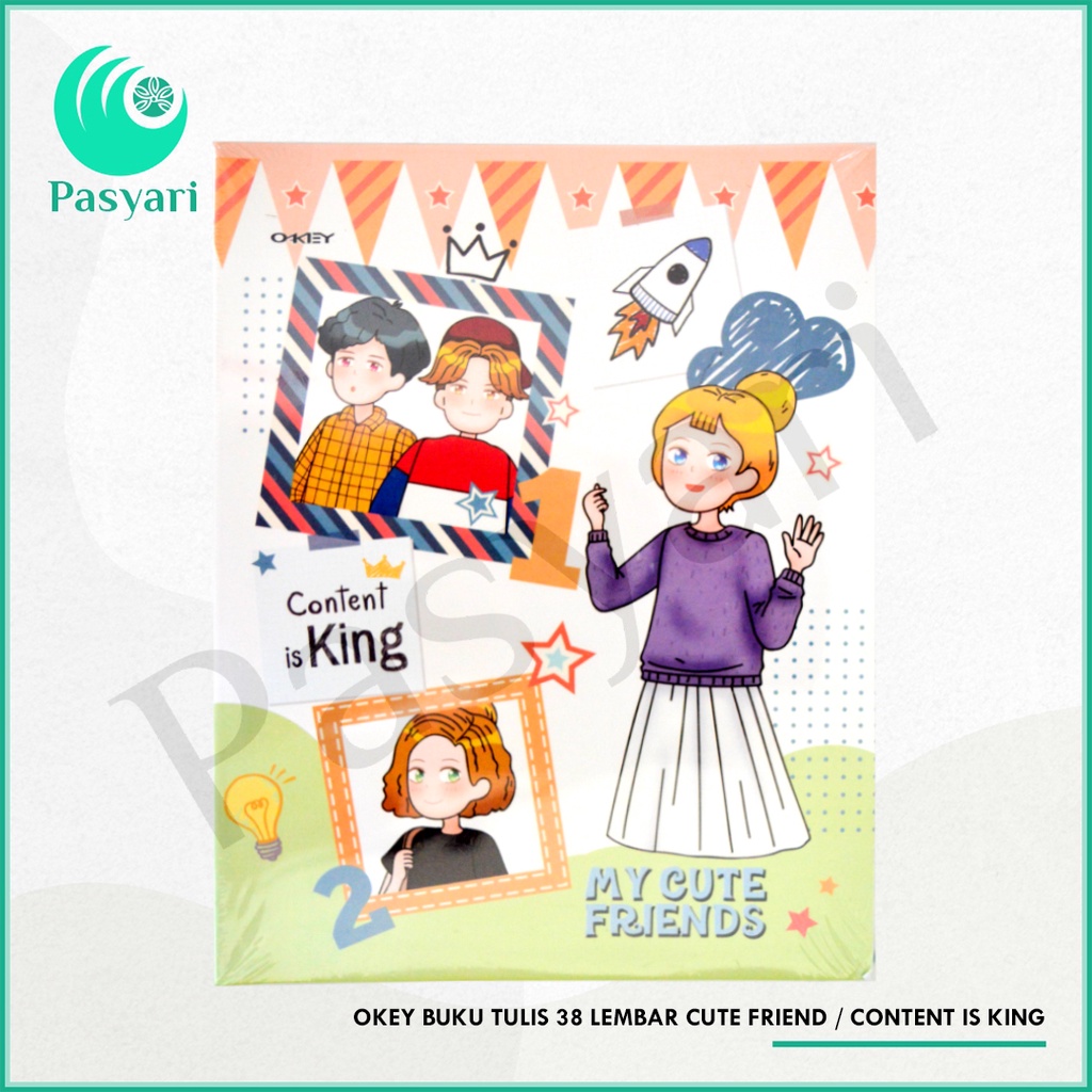 

Okey Buku Tulis 38 Lembar Cute Friend