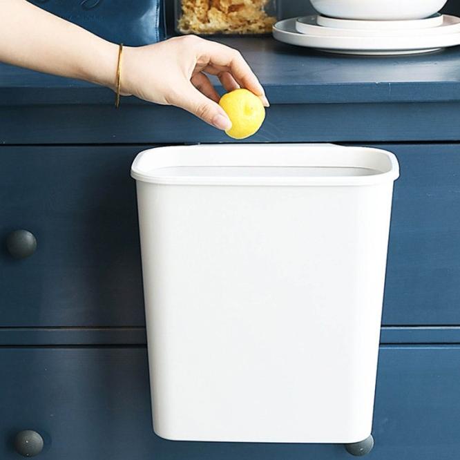 Tempat Sampah Gantung Pintu Lemari Tanpa Tutup Serbaguna Untuk Kamar