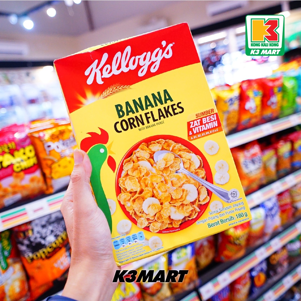 

Kelloggs Banana Corn Flakes 180gr