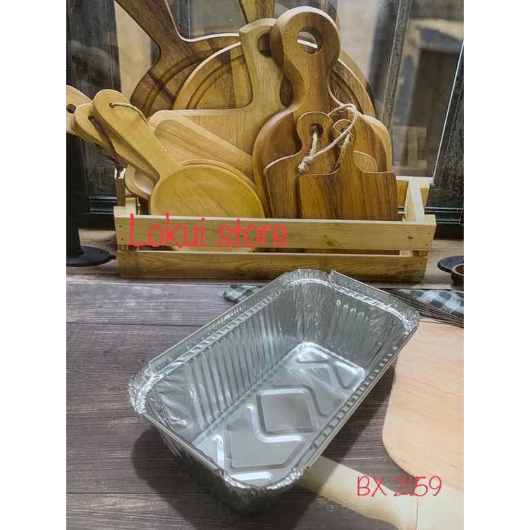 WADAH ALUMINIUM TRAY BX-2159 500ML  - WADAH ALUMINIUM FOIL TRAY BX 2159