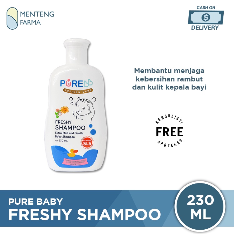 Pure Baby Shampoo Freshy 230 mL - Shampoo Bayi Non SLS