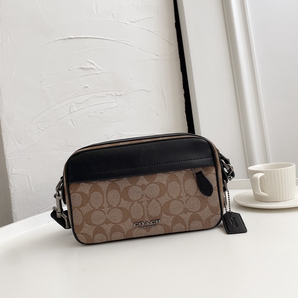 （Shopee live）50715-8 50715 coach men Shoulder bag Cross body bag camera bag xjb