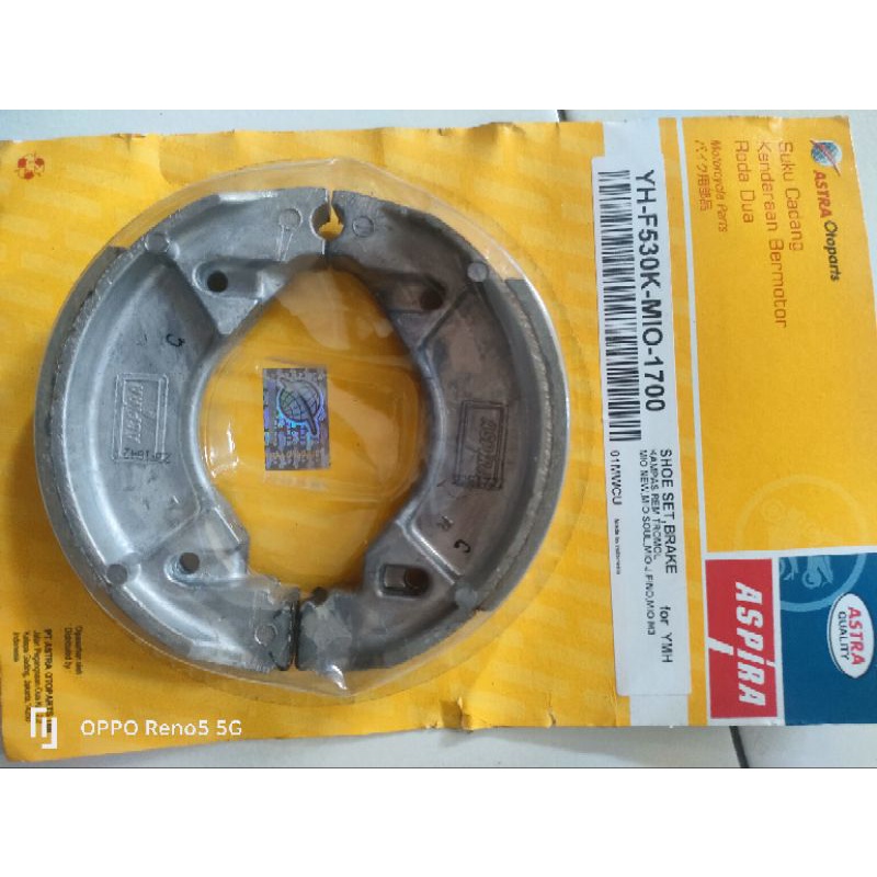 Kampas Rem Belakang Yamaha Mio, Mio J/GT, Soul, Soul GT