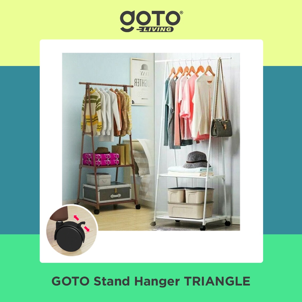 Goto Gita Stand Hanger Triangle Rak Segitiga Gantungan Baju Buku Serbaguna