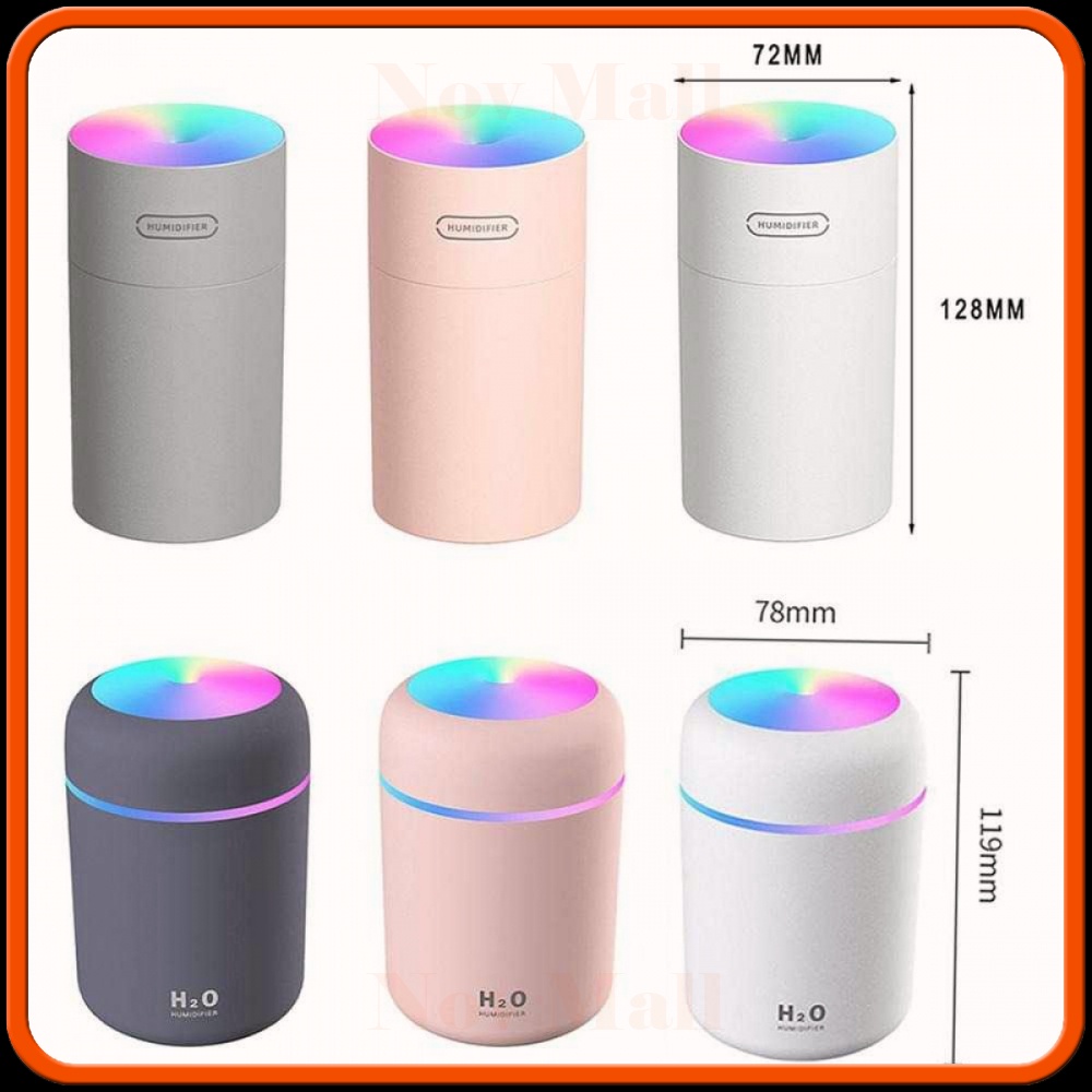 Air Humidifier Mobil Aromatherapy Oil Diffuser LED Light 270ml AM760